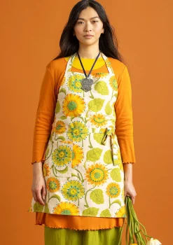 Esiliina ”Sunflower” ekopuuvillaa/pellavaa