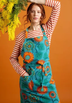 Esiliina ”Sunflower” ekopuuvillaa/pellavaa