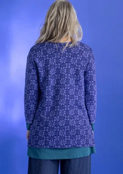 Freja-neuletunika ekopuuvillaa ja kierrätettyä puuvillaa