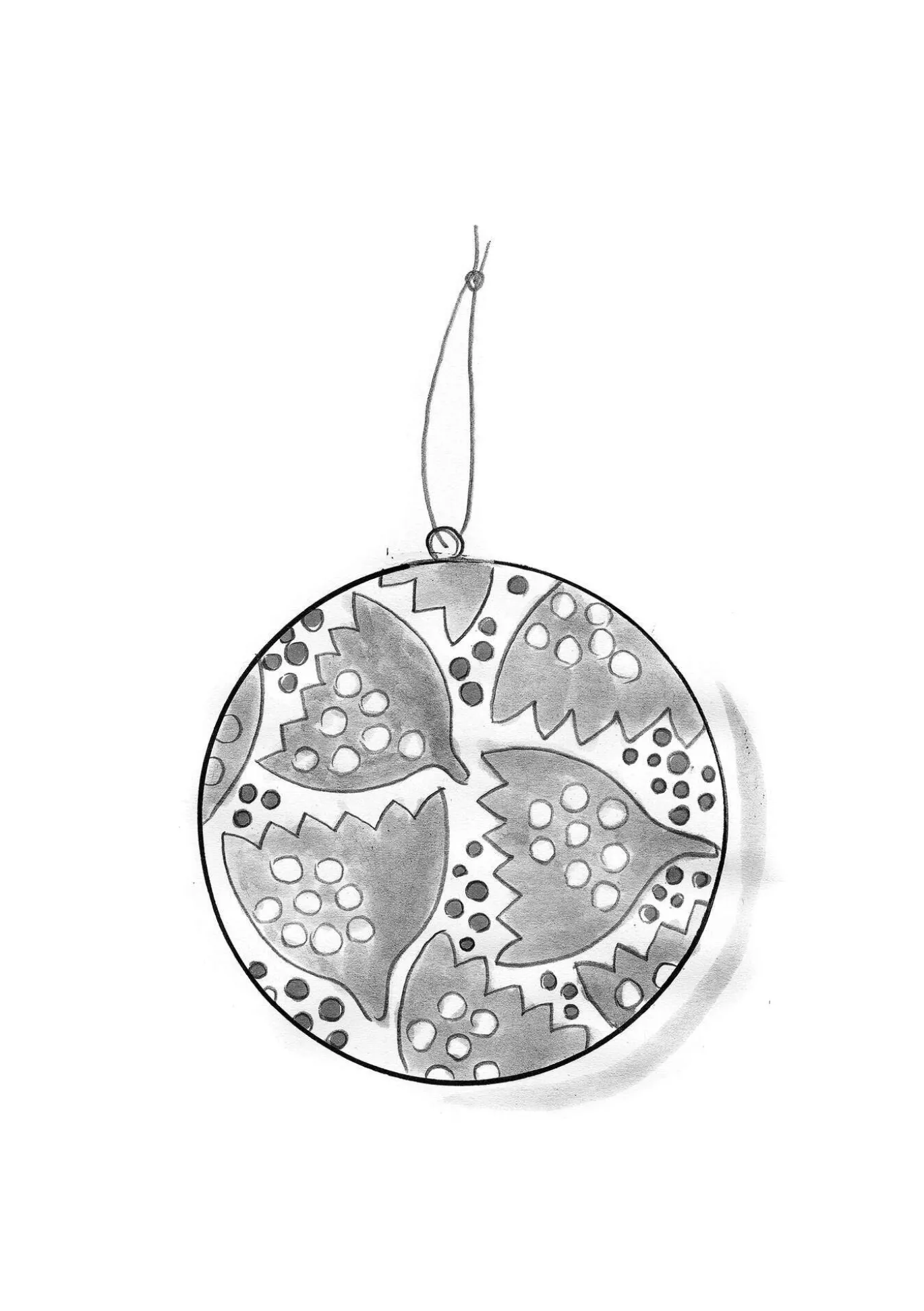 Joulupallo "Gnistra" paperimassaa