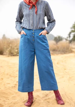 Kangashousut pellavaa/ekopuuvillaa