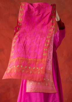 Kangashuivi "Kamelia" ekopuuvillaa ja silkkiä