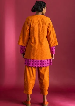 Kangaskimono ekopuuvillaista dobby-kudosta