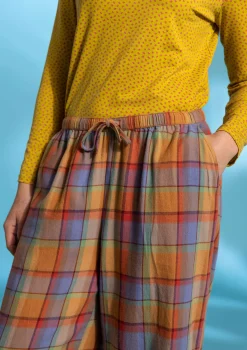 Kankaiset pyjamahousut "Skagen" ekopuuvillaa