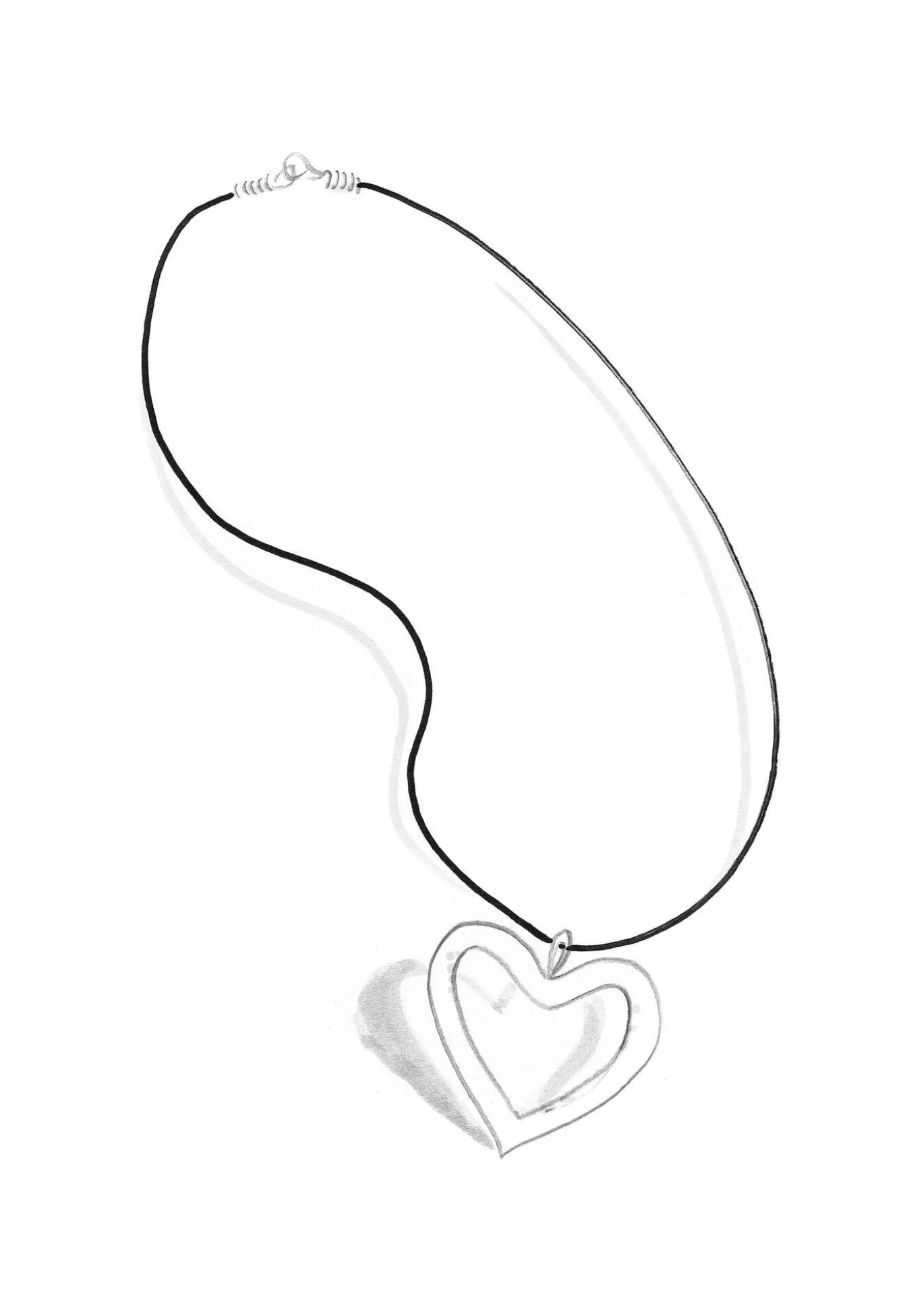 Kaulakoru "Anita" hopeaa