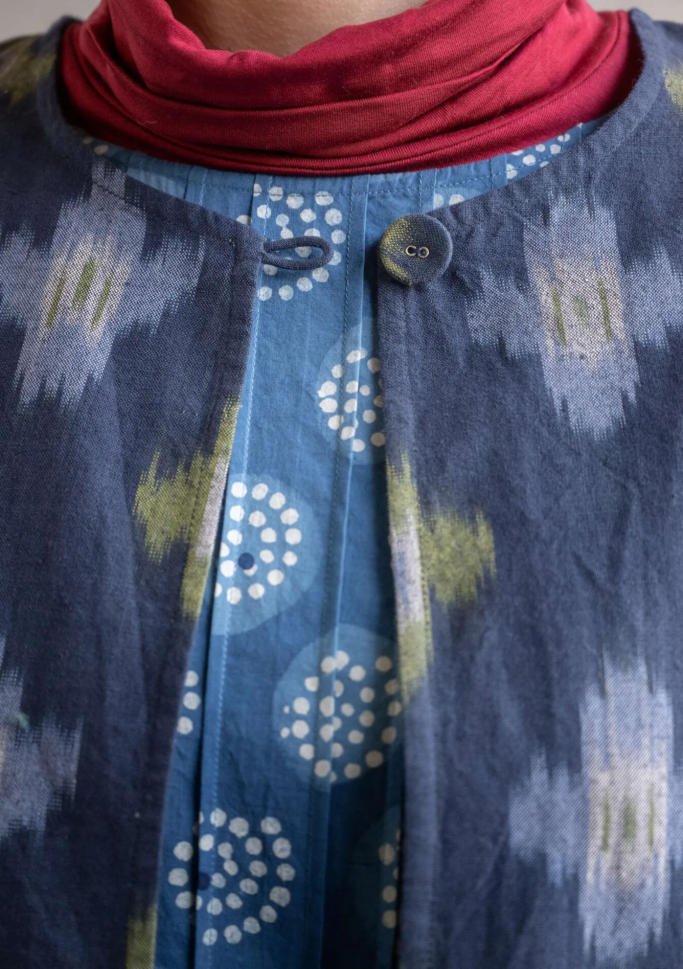 Kudottu sisätakki ”Harda" puuvillaa