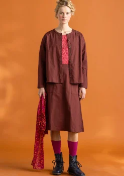 Kudottu twillhame ekopuuvillaa