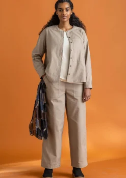 Kudottu twillpaita ekopuuvillaa