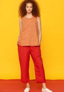 Margit-kangashousut pellavaa ja modaalia