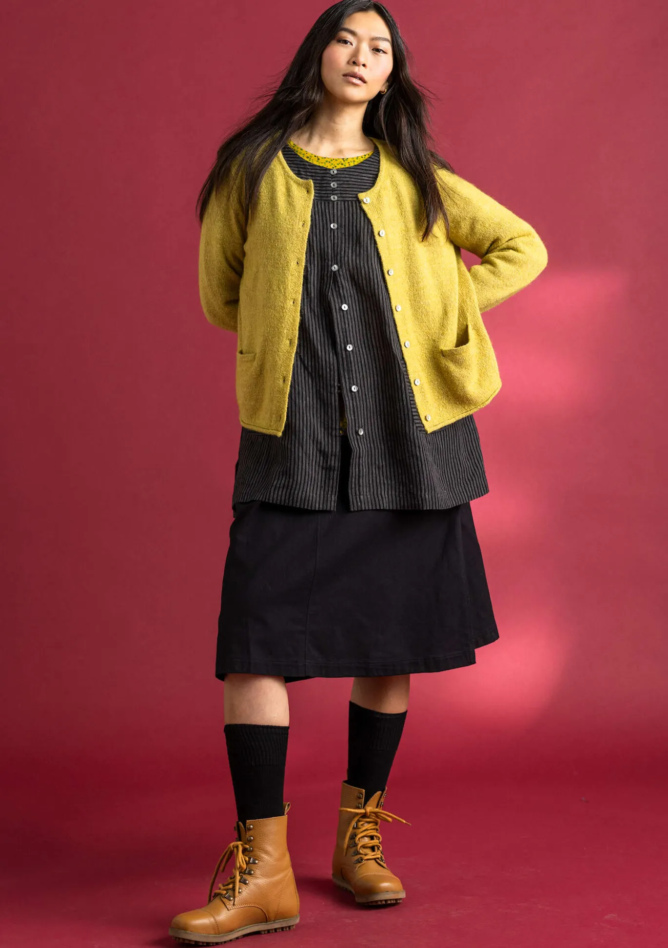 Neuletakki alpakkasekoitetta