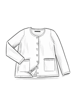 Neuletakki ekologista/kierrätettyä puuvillaa