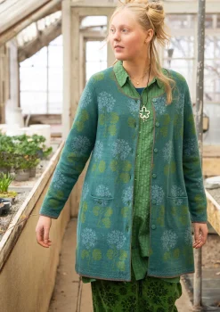 Neuletakki "Mårbacka" ekologista ja kierrätettyä puuvillaa