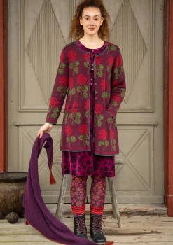 Neuletakki "Mårbacka" ekologista ja kierrätettyä puuvillaa