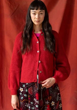 Neuletakki "Vinternatt" alpakkasekoitetta