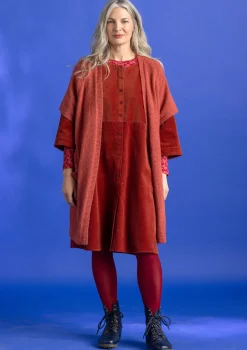 Pitkä neuletakki alpakkasekoitetta