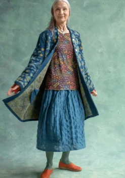 Pitkä neuletakki "Saga" kierrätettyä villaa