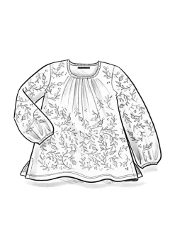 Pusero ”Aurora” ekopuuvillaa/modaalia/elastaania