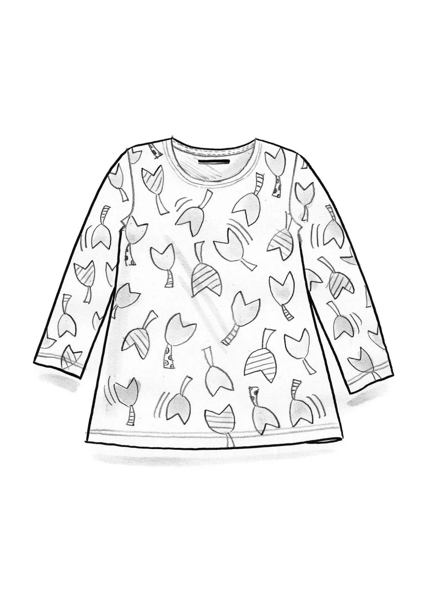 Pusero "Mika" ekopuuvillaa ja modaalia