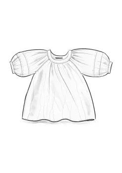 Pusero puuvillaa ja silkkiä