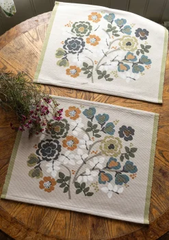 Pöytätabletti "Wild rose" ekopuuvillaa