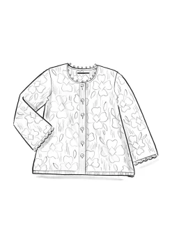 Reikäneuloksinen neuletakki 