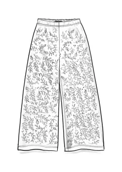 Trikoohousut ”Aurora” i ekopuuvillaa/modaalia/elastaania