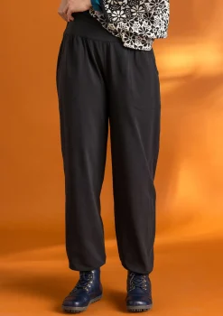 Trikoohousut ekopuuvillaa/elastaania