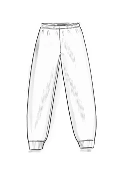 Trikooleggingsit ekopuuvillaribbiä