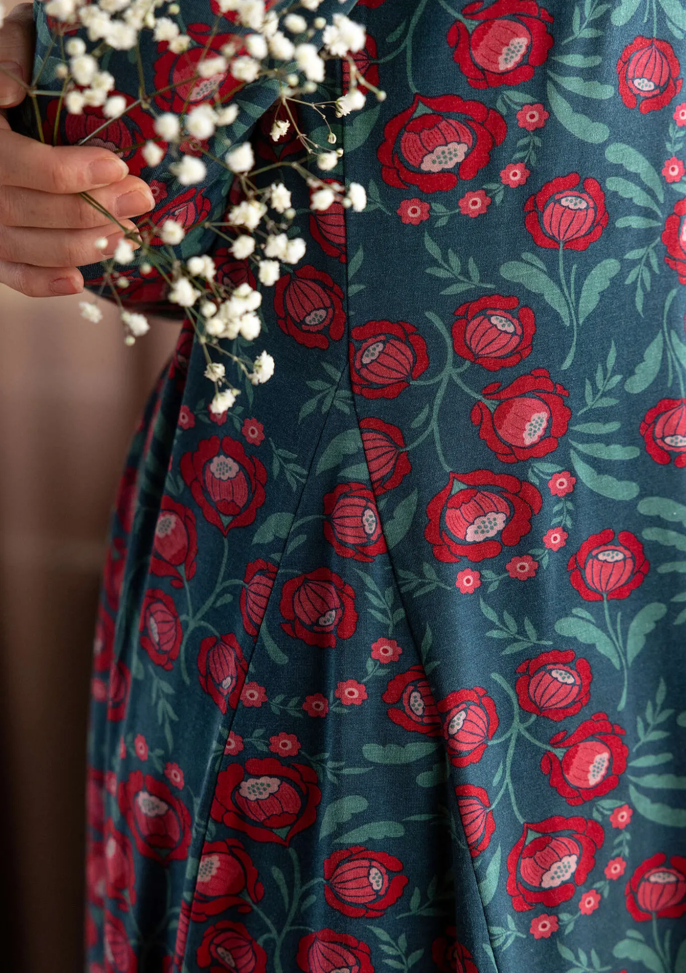 Trikoomekko "Dagny" lyocellia ja elastaania