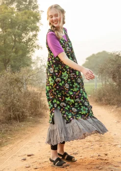 Trikoomekko "Midsommarsol" ekopuuvillaa