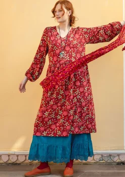 Trikoomekko ”Nyponros” ekopuuvillaa/modaalia