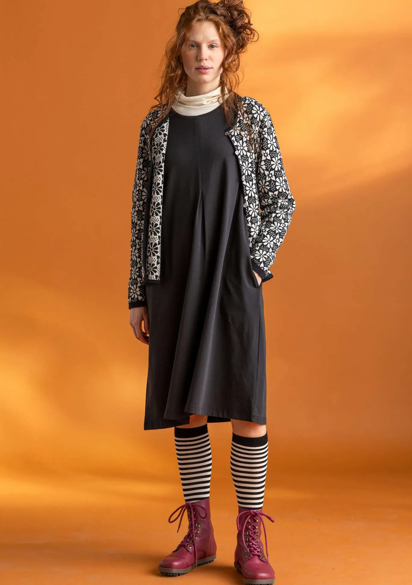 Trikoomekko ”Ylva” ekopuuvillaa/elastaania