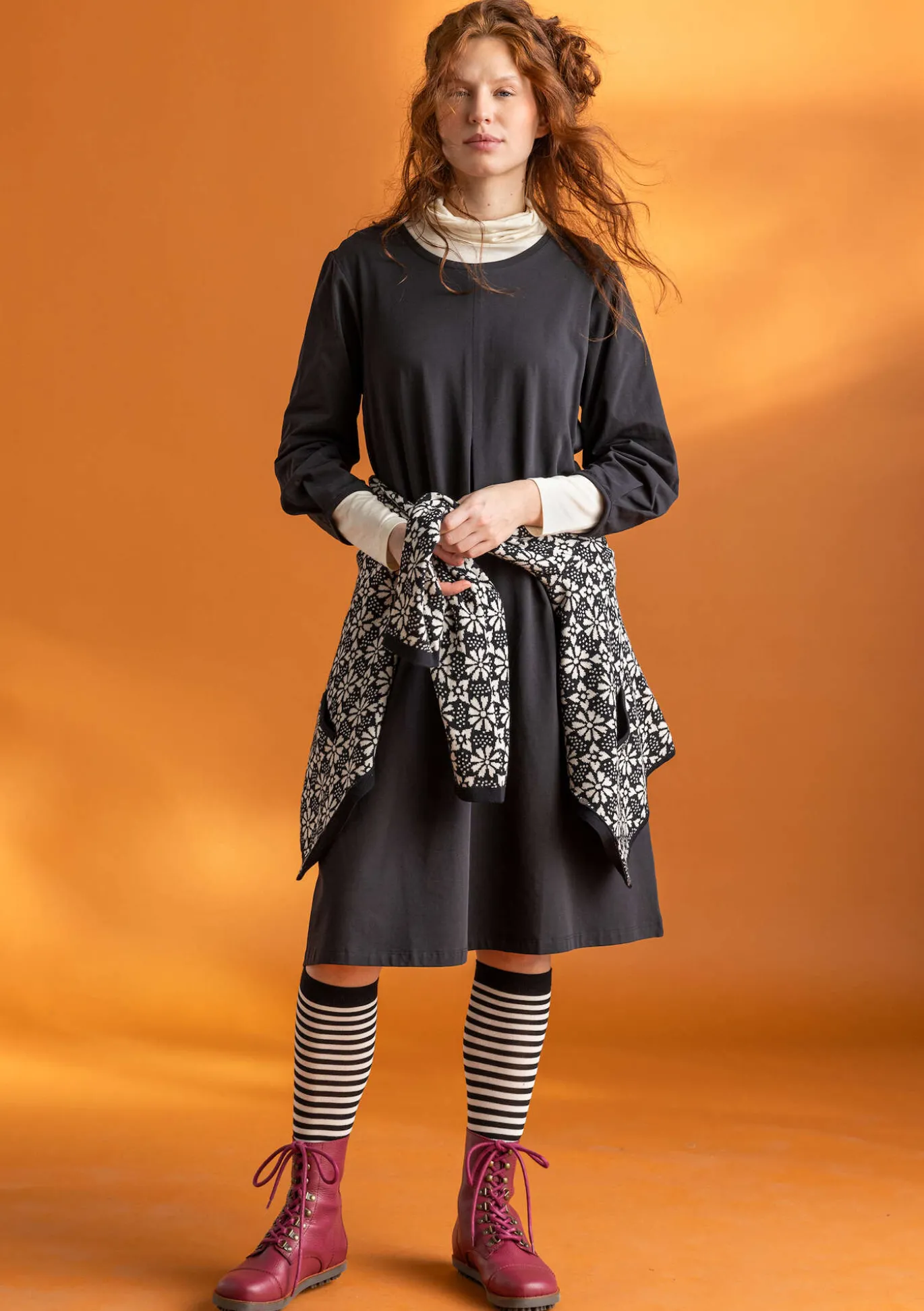 Trikoomekko ”Ylva” ekopuuvillaa/elastaania