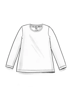 Trikoopusero ”Ylva” ekopuuvillaa/elastaania