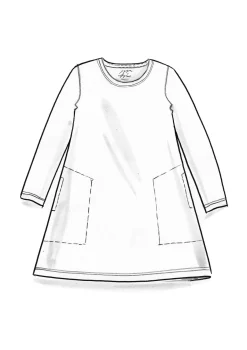 Trikootunika ”Tyra” ekopuuvillaa/modaalia