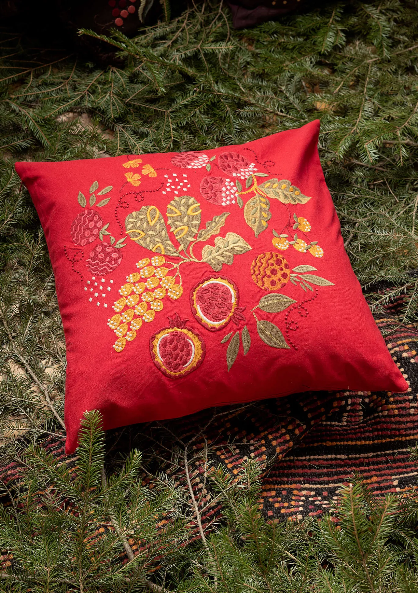 Tyynynpäällinen "Fruits" ekopuuvillaa