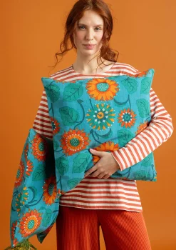 Tyynynpäällinen ”Sunflower” ekopuuvillaa/pellavaa
