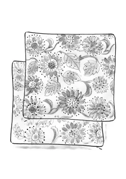 Tyynynpäällinen ”Sunflower” ekopuuvillaa/pellavaa