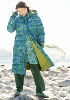 Untuvatakki "Bhumika" kierrätettyä polyesteriä ja untuvaa