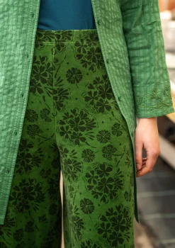 Veluurihousut ”Selma” i ekopuuvillaa / kierrätettyä polyesteriä