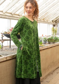 Veluurimekko ”Selma” i ekopuuvillaa / kierrätettyä polyesteriä