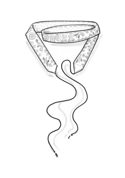 Vyö "Jaipur" puuvillaa